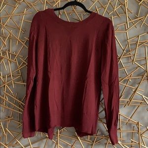 Lululemon open back sweater